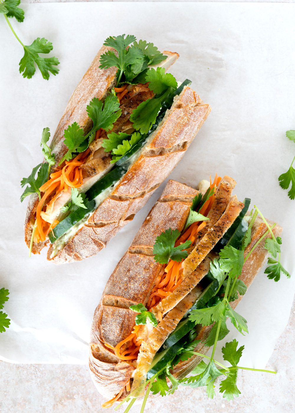 banh mi kylling