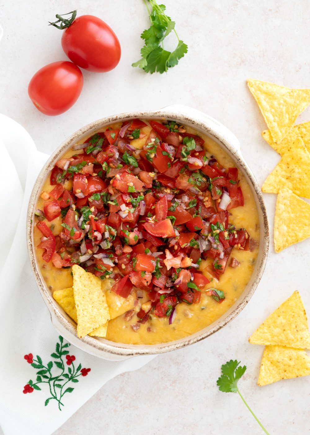 quesodip med pico de gallo