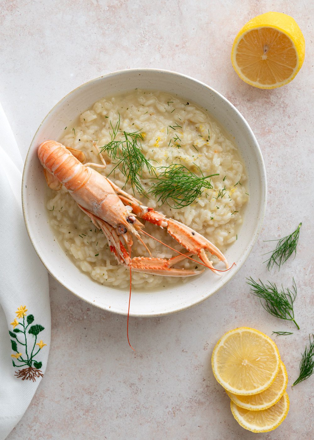 citronrisotto med jomfruhummer