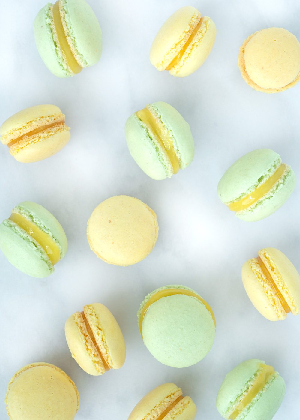 citrus macarons