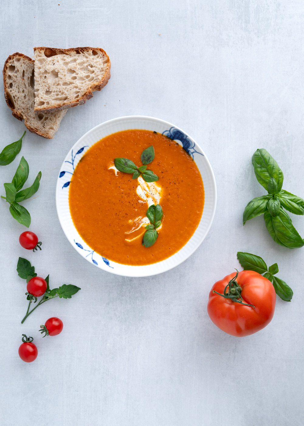 bagt tomatsuppe