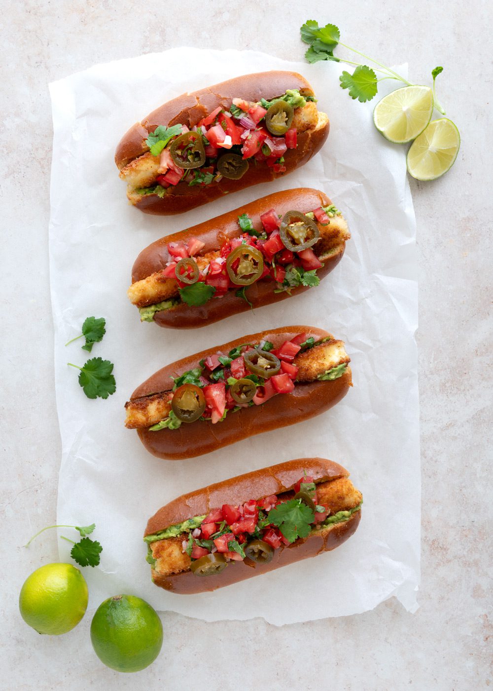 halloumi hotdogs