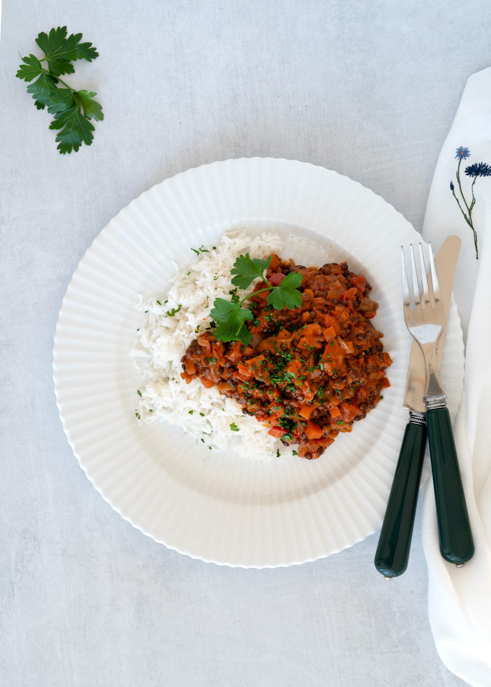 vegetar paprikagryde med linser