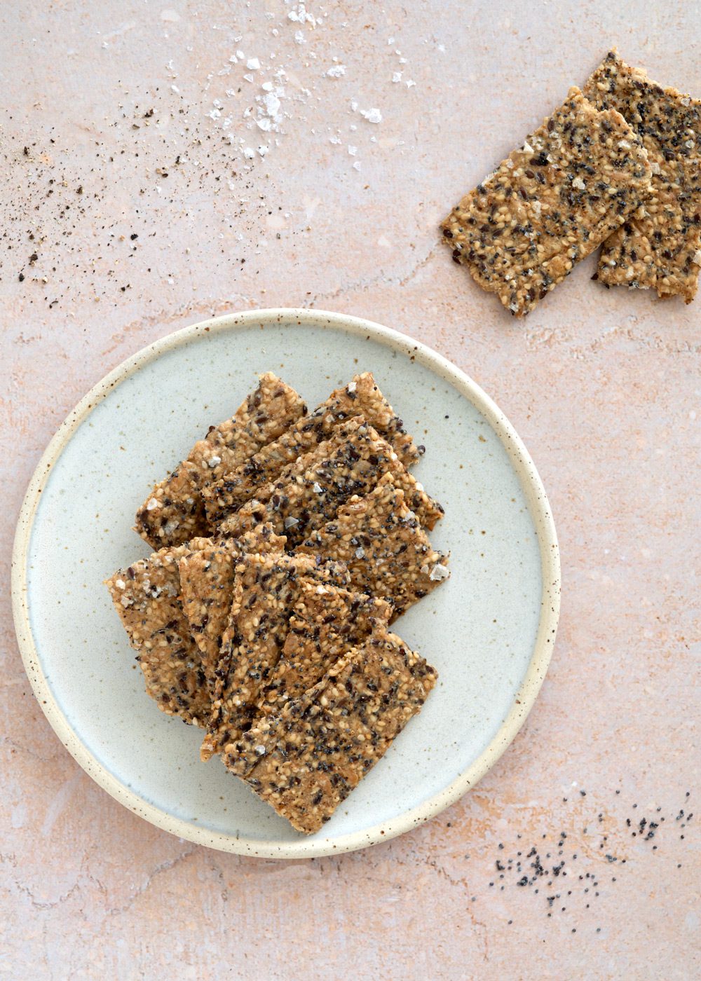 birkes knækbrød med salt og peber