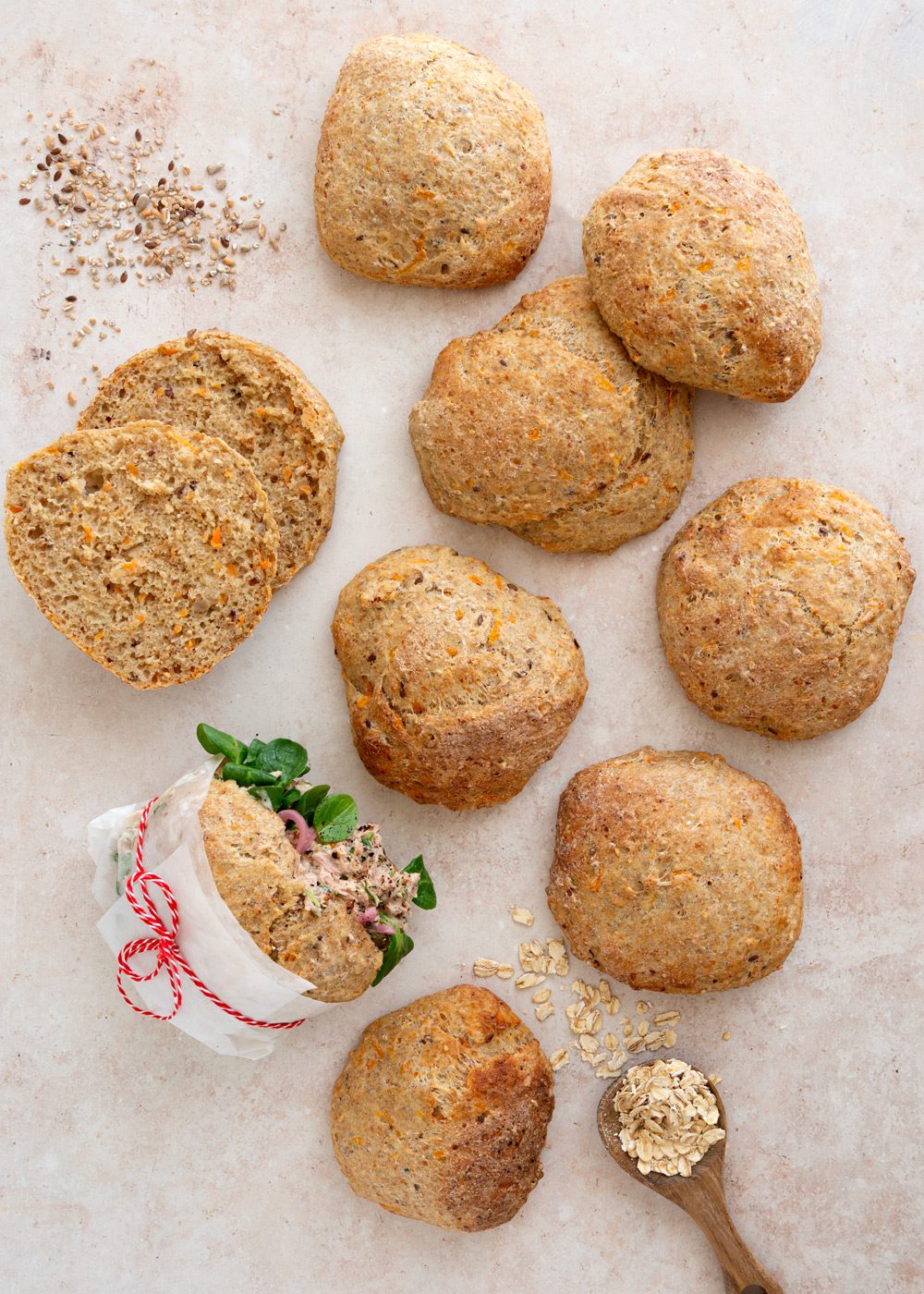 madpakkeboller med hytteost