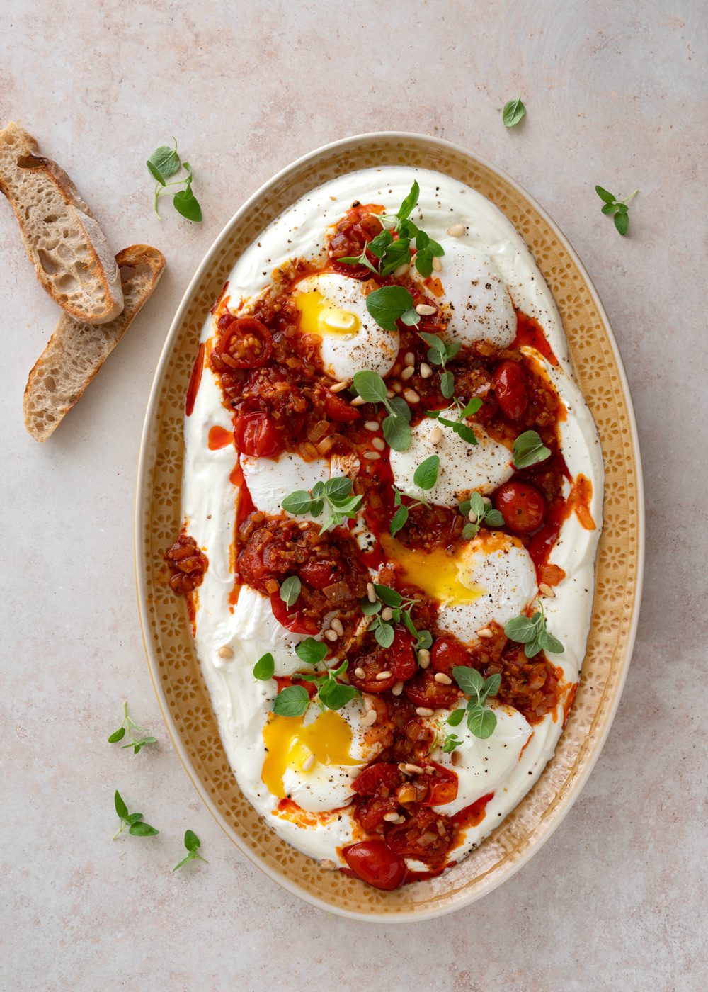 Græsk yoghurt med pocheret æg og nduja