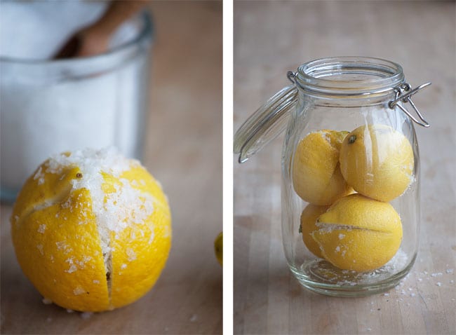 Saltede citroner og andre citrusfrugter